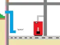 Schemat wentylacji kotłowni gazowej z zamkniętą komorą spalania. System "ZETKA" zapewnia bezpieczne odprowadzanie spalin.